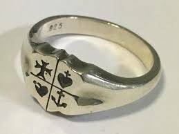 Unique: A Loreto College ring, similar to this, has been stolen from a Koroit Street home in Warrnambool during a burglary.