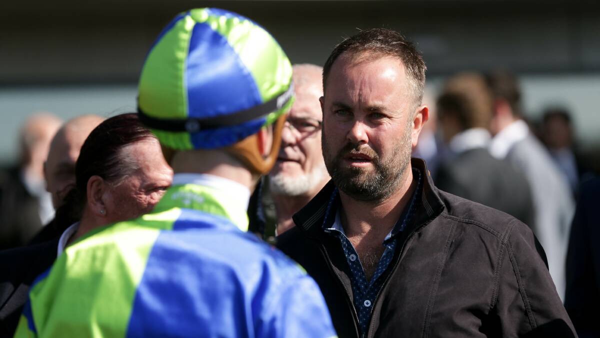 Classy: Cranbourne trainer Shea Eden after the handy Ocular won the BM78 Handicap. Picture: Chris Doheny