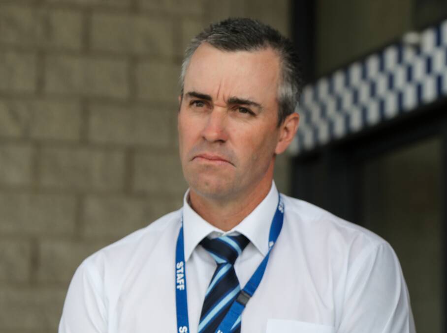 Deployed: Warrnambool police Detective Sergeant Andrew Raven is pleased charges have been laid in relation to a number of alleged crimes.