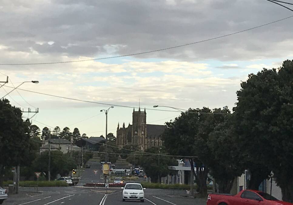 Wet ahead: At 7.30am in Warrnambool it was already 20.8 degrees, with a top of 27 expected in the city.