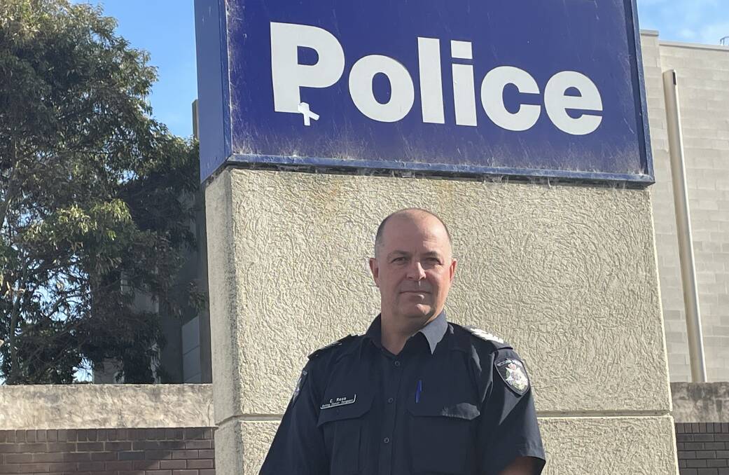 Be organised: Acting Senior Sergeant Cameron Ross said the Warrnambool May Racing Carnival would be patrolled by a large police presence.