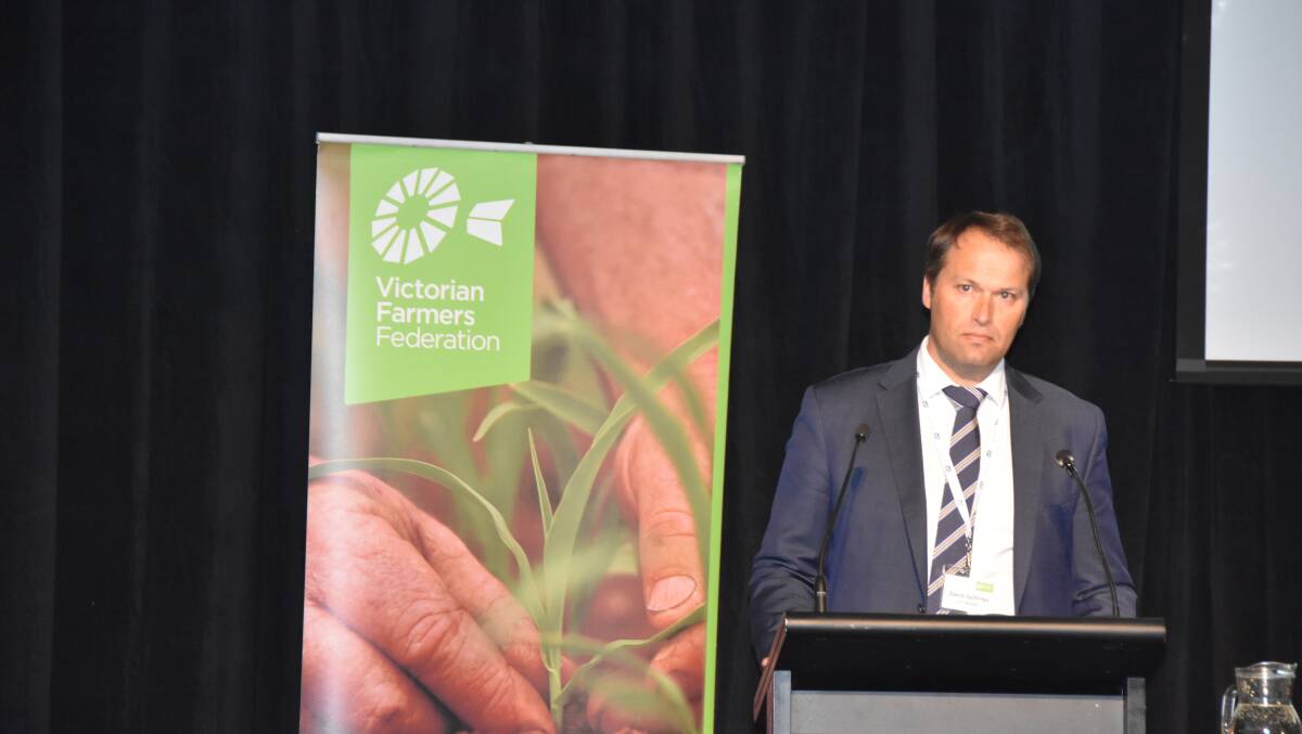 David Jochinke, was re-elected Victorian Farmers Federation president at the Ballarat conference.