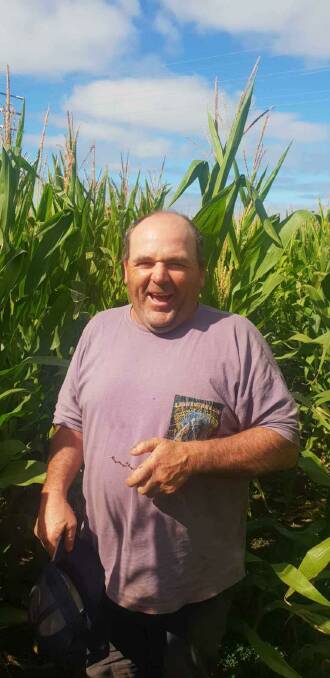  FORAGE CROPS: Dairy farmer Wayne Hansford, Yangery near Warrnambool, milks 220 cows and is transitioning into greater use of forage crops.