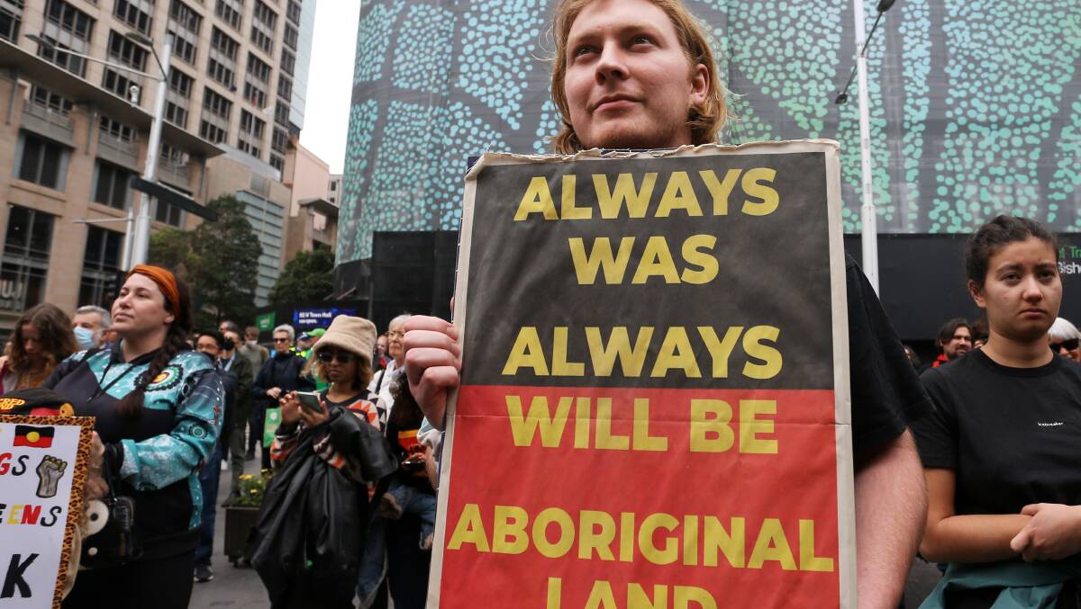 Saying "This is Aboriginal land" makes a good t-shirt, but it's rotten landlord- and-tenant law. Picture Getty Images