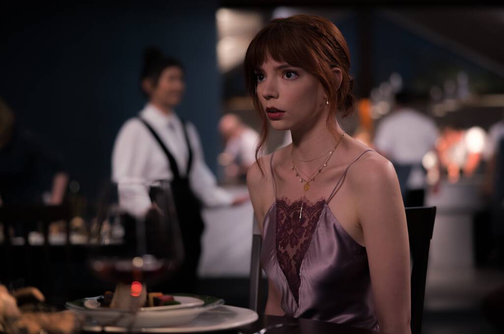 Anya Taylor-Joy in a scene from The Menu. Picture: Disney+