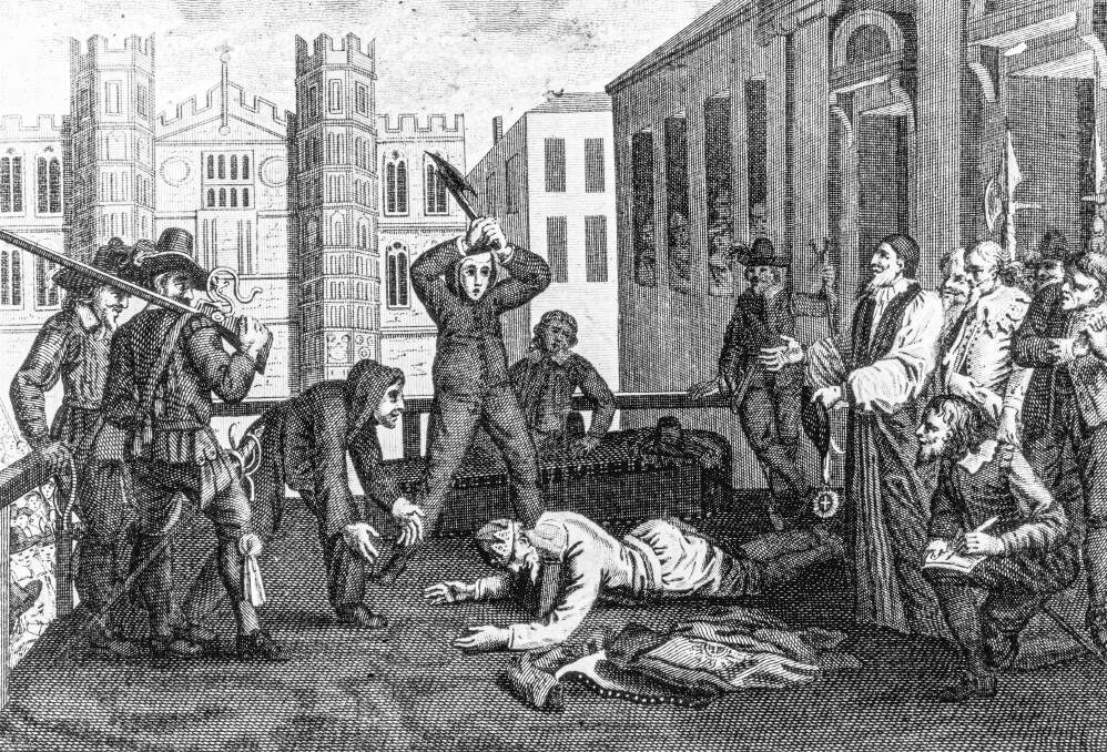 An illustration of the execution of Charles I in Whitehall, London, 1649. Picture Getty Images