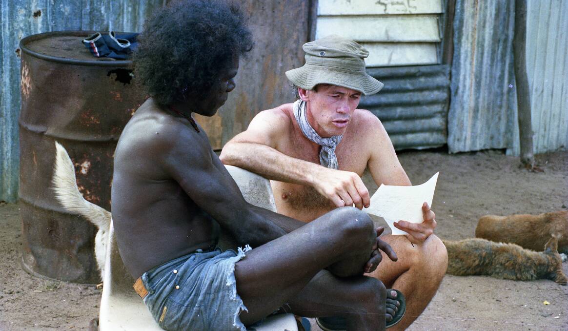 Dr Neville White at Donydji, 1986. Picture: Ronin Films