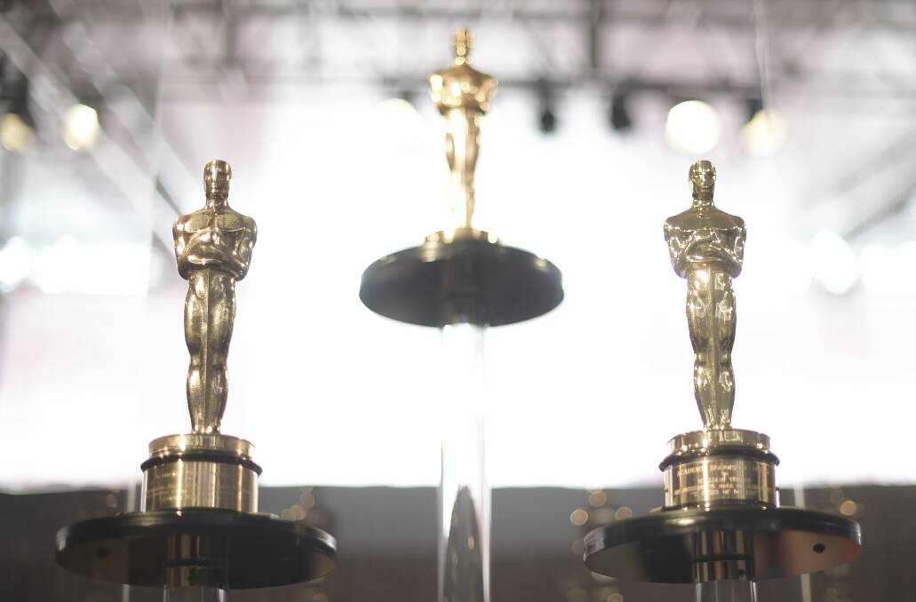 Oscar statues at the 90th Academy Awards Governors Ball Press Preview on Thursday, March 1, 2018, in Los Angeles. (Photo by Richard Shotwell/Invision/AP