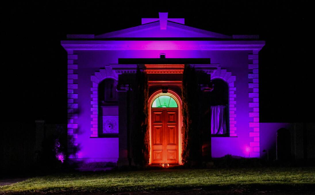 Bathed in Light: A highlight of the 2019 Port Fairy Winter Weekends festival will be the inaugural illumination of historic buildings in Wishart Street.