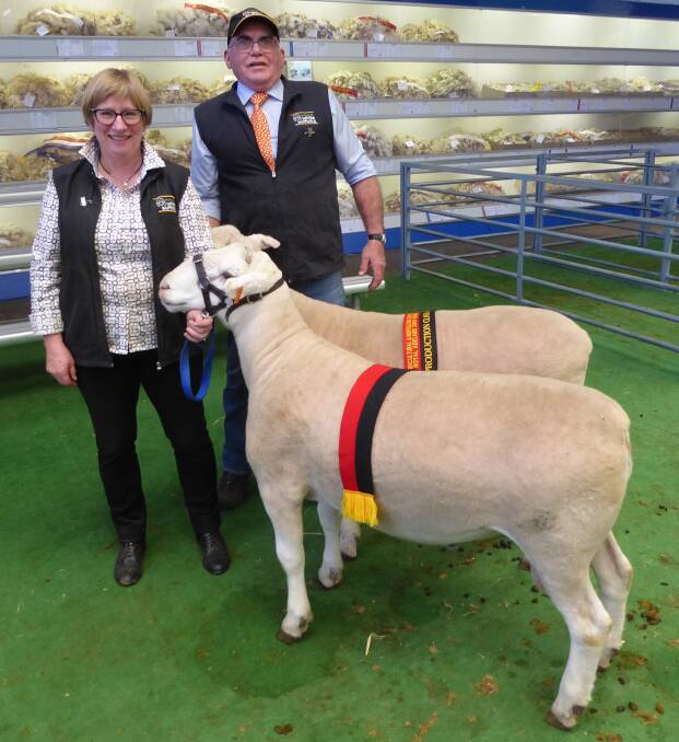 JUDGED: Debbie and Steve Milne with their ribbon-winning exhibits from the 2019 Royal Adelaide Show 2019.