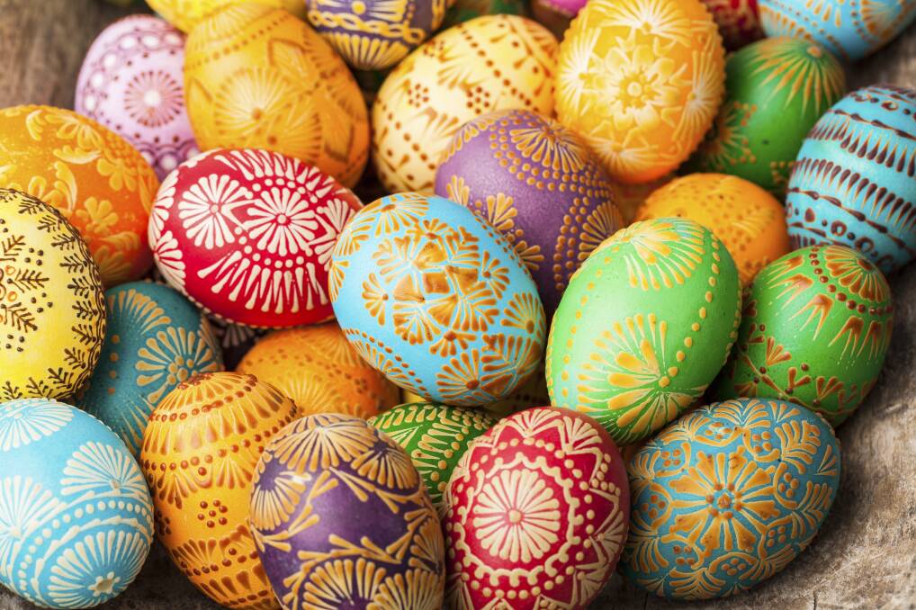 BEAUTIFUL TRADITION: Colourful Paschal eggs, often made using beeswax and natural dyes, are part of Lithuanian Easter traditions. Picture: Shutterstock