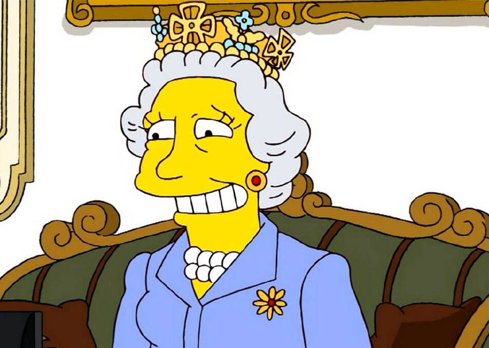 The Queen character appeared or was referenced in 10 separate episodes of The Simpsons. Picture supplied by Disney+
