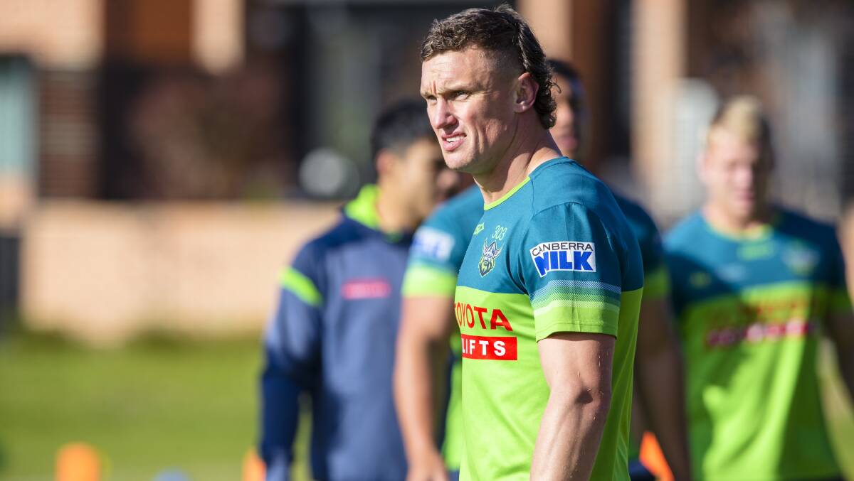 Canberra Raiders star Jack Wighton has been arrested following an incident on Sunday morning. Picture by Keegan Carroll
