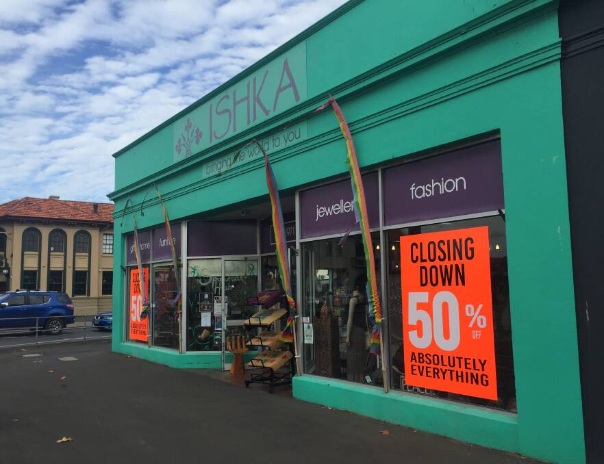 STAYING OPEN?: The Warrnambool Ishka store could stay open, a head office employee says, despite a closing down sale. Picture: Jackson Graham