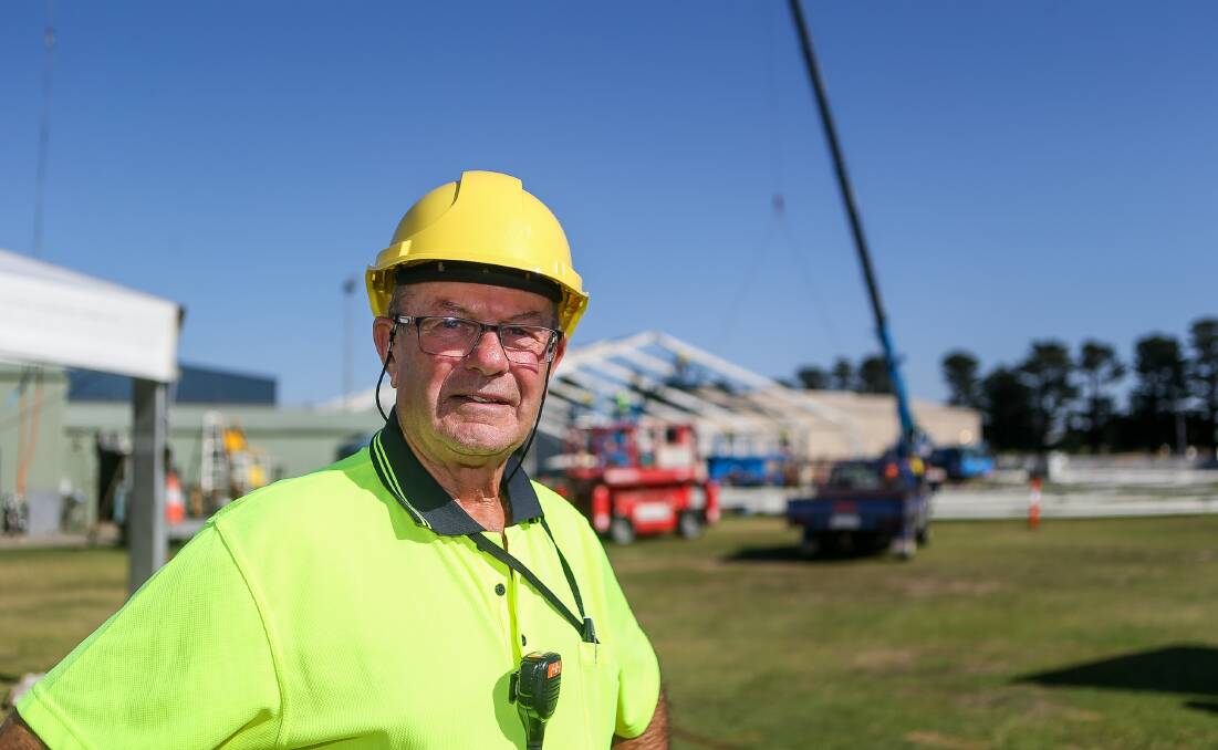 WITH A DIFFERENCE: Port Fairy Folk Festival president John Young would usually be co-ordinating a small army of volunteers ahead of this weekend. 