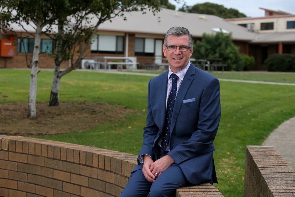 BIG CHANGE: Warrnambool's King's College principal Allister Rouse said students would learn remotely from the start of term two as the school repsonds to coronavirus advice.
