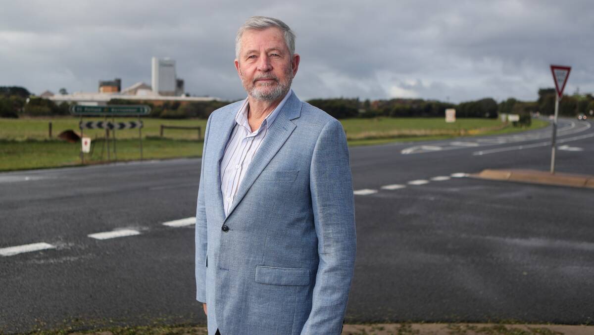 RAMPING UP: The Princes Highway Action Alliance's Stephen Lucas says the group will launch a television commercial to highlight a need for further state funding in the coming budget. It follows federal commitments that are yet to start. 