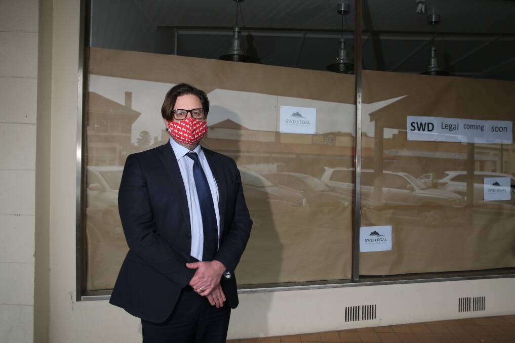 NEW OFFICE: SWD Legal principal Andrew Tweedly is opening an office on Sackville Street in Port Fairy. The practice is expanding from Warrnambool after Mr Tweedly established it in 2017. Picture: Mark Witte