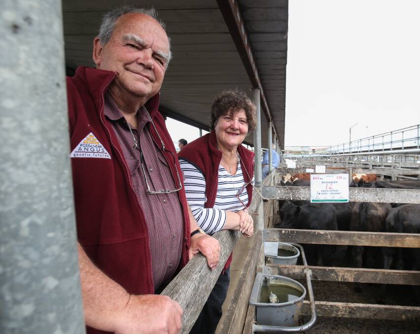 FARMING PASSION: Andrew and Alison Anderson named the Rossander Angus cattle stud together. 