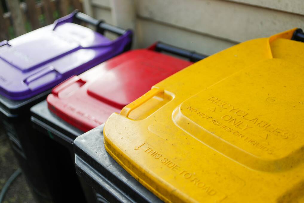 WRONG BIN: Moyne Shire Council says residents putting the wrong item in bins has led to the contents of each yellow bin going to landfill for six months. Picture: Morgan Hancock