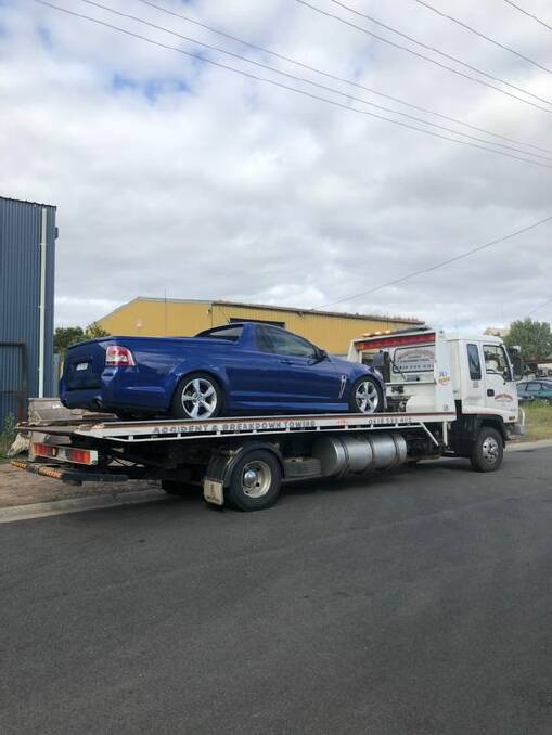 Police impounded the ute on Tuesday afternoon after a speeding incident at Warncoort. 