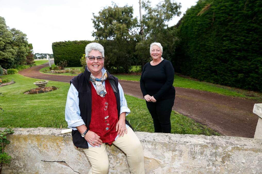 Rosebrook residents Genevieve Grant and Penny Iddon. Picture: Anthony Brady