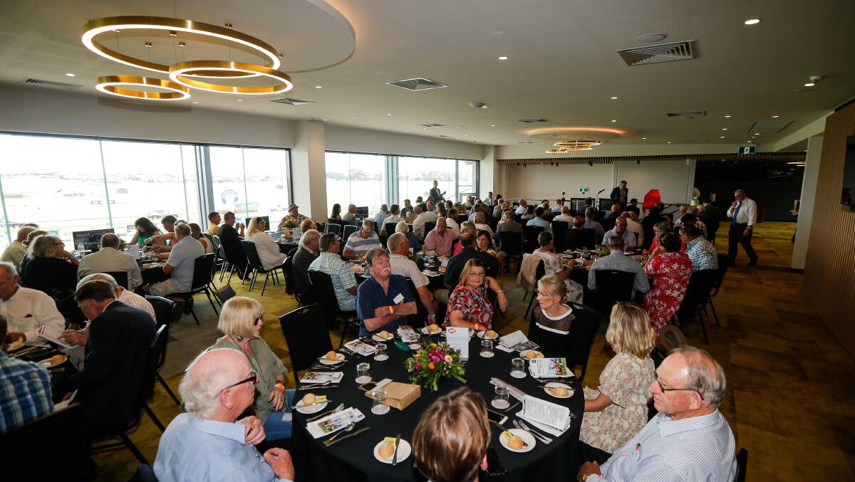 CROWD: More than 200 people flocked to the opening of the new-look Matilda Room at the Warrnambool Racecourse. Picture: Anthony Brady