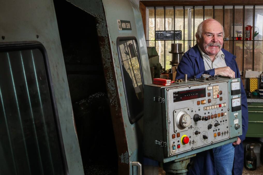 INVENTOR: Tony Roberts is expanding a car part he built in the 1980s with federal grants that will help further the technology and sell it globally. Picture: Morgan Hancock