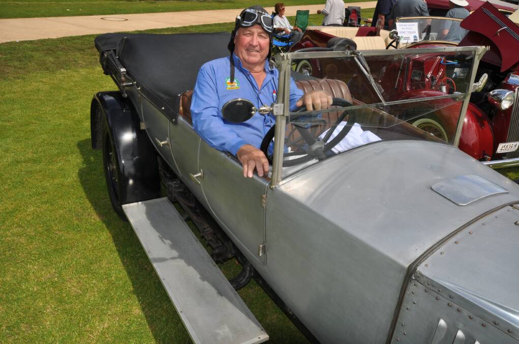 David Evans plans to drive the vehicle from Warrnambool to Hamilton on Friday. Picture: Jackson Graham