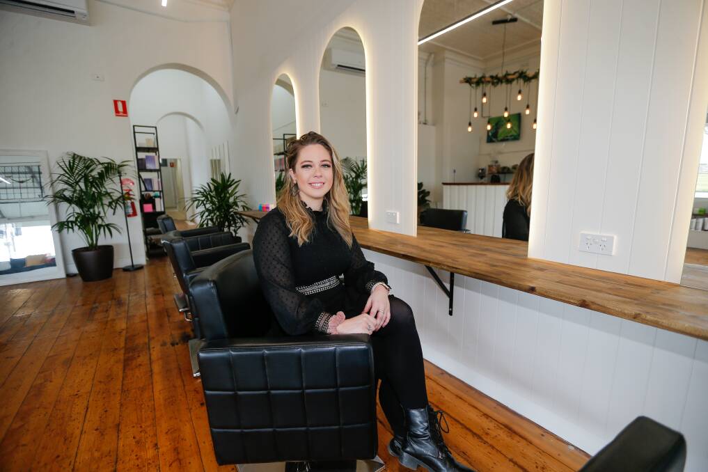 OPEN: Beth Gillie has opened Grayce the Salon on Liebig Street. Picture: Anthony Brady