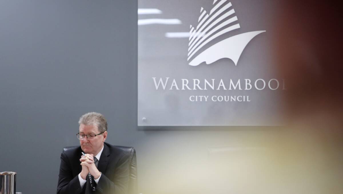 Former Warrnambool City Council ceo Peter Schneider's role was terminated following a 4-3 vote in July. 