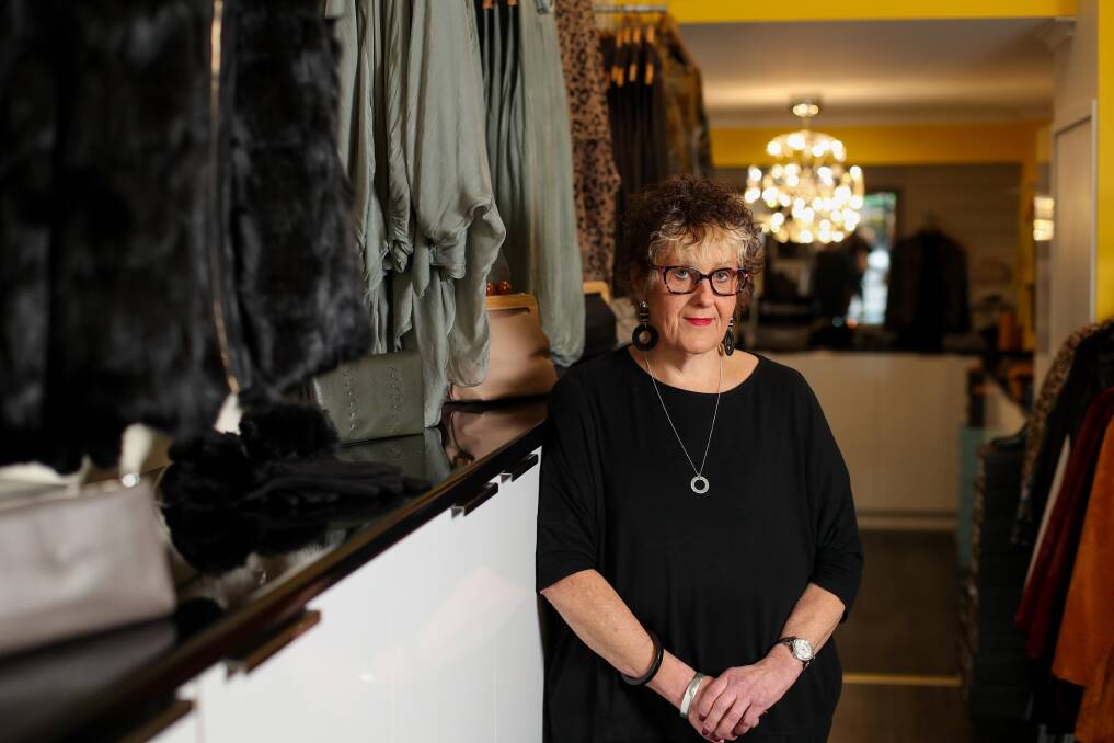 FLOW-ON EFFECT: Daizy Boutique owner Maree Wills says the cancellation of events has left the store with a build up of winter clothes. The business has shifted to doing appointment shopping. Picture: Morgan Hancock