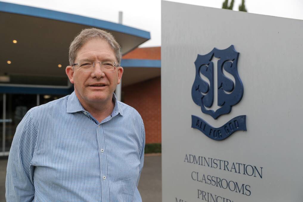 St Joseph's Primary School Warrnambool principal Michael Gray says remote learning is an opportunity for families. 