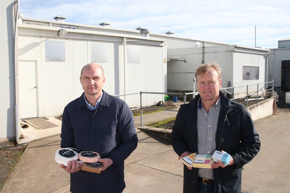 OPEN: Organic Dairy owners Matthieu Megard and Bruce Symons have transformed an old Clarke Pies factory to make their product, creating up to 20 jobs. Picture: Mark Witte 