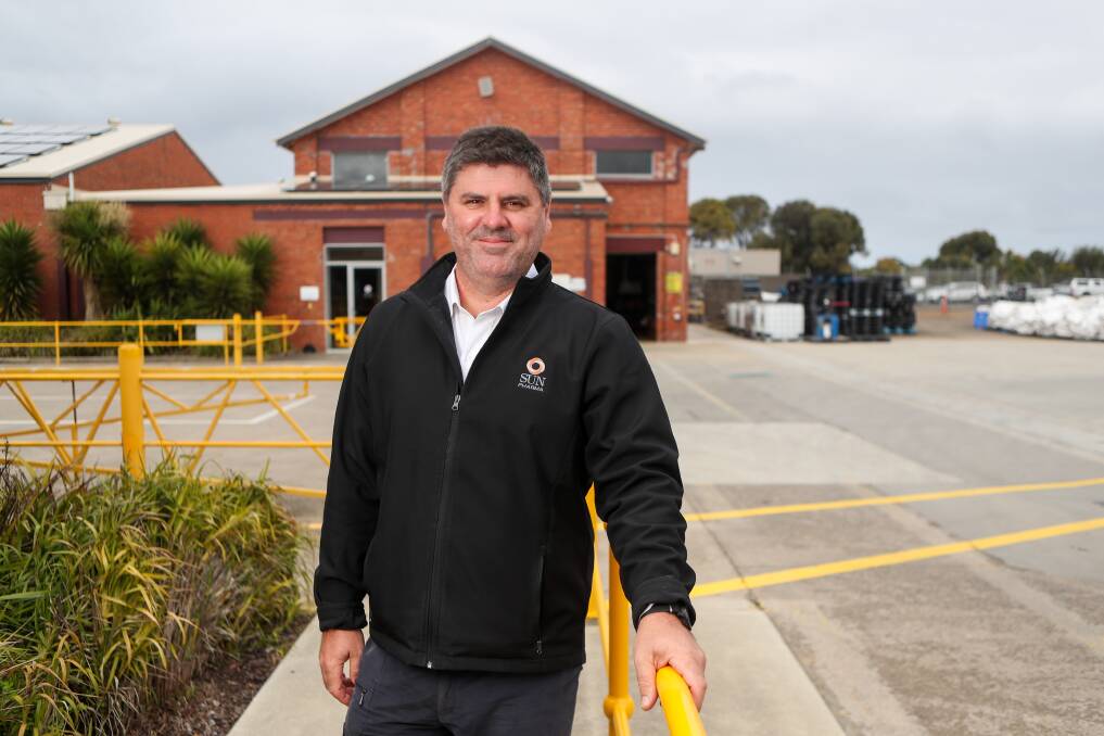 DECADES OF GROWTH: Sun Pharma Port Fairy's head of engineering Marc Stormer witnessed a 'a mad rush to expand' from the 1990s to 2010. Picture: Morgan Hancock