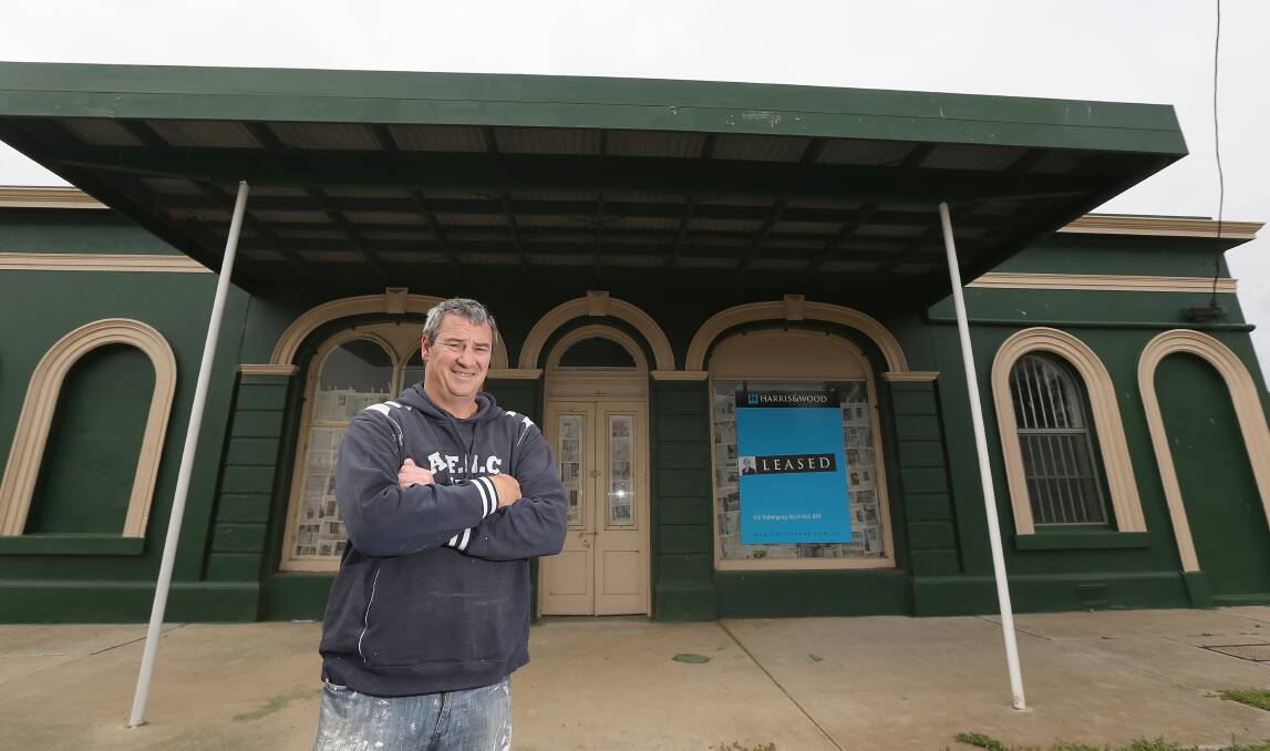 New Allansford bakery owner Warren Keane outside the Ziegler Parade building. Picture: Mark Witte