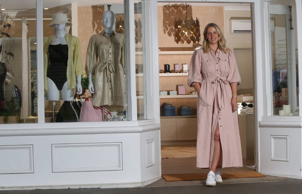 RETAIL CONFIDENCE: Golden Store owner Millie Grimshaw returned home to pursue a dream to open a business. Picture: Mark Witte
