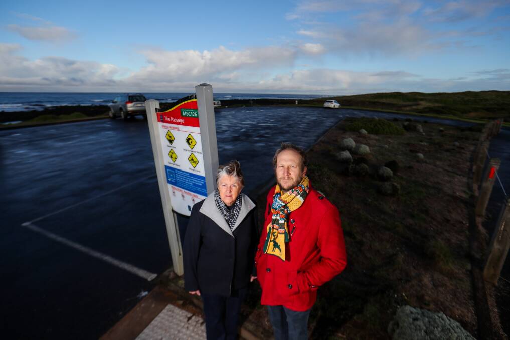 CHANGING COAST: Moyne councillors Jill Parker and Jordan Lockett say the council is preparing for rising seas, but needs state and federal support. 