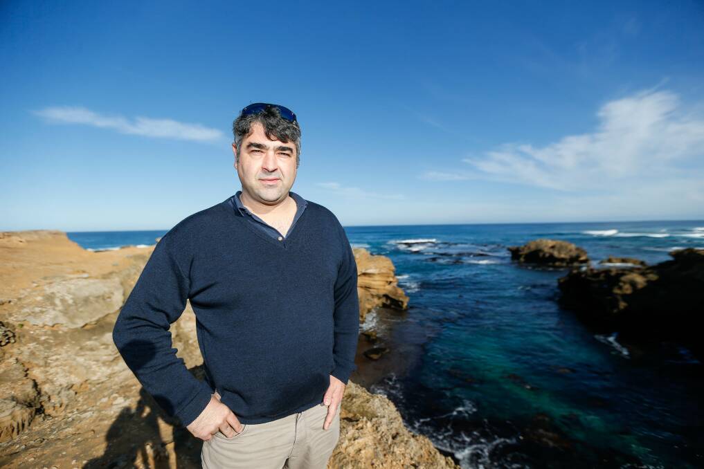 MAPPING IMPACT: Deakin University's Associate Professor Daniel Ierodiaconou leads the Marine Mapping Group based at the Warrnambool campus and says south-west kelp forests appear thinner this year. Picture: Anthony Brady