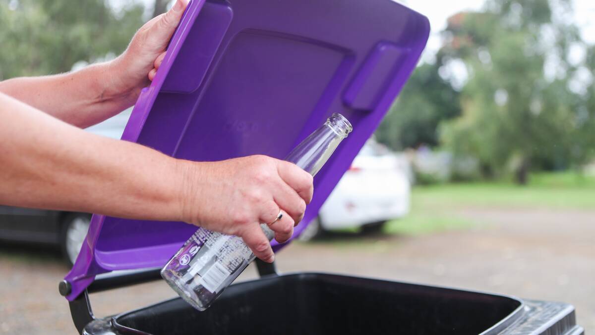 Warrnambool City Council plans to roll out a glass-only bin to households in March 2021. 