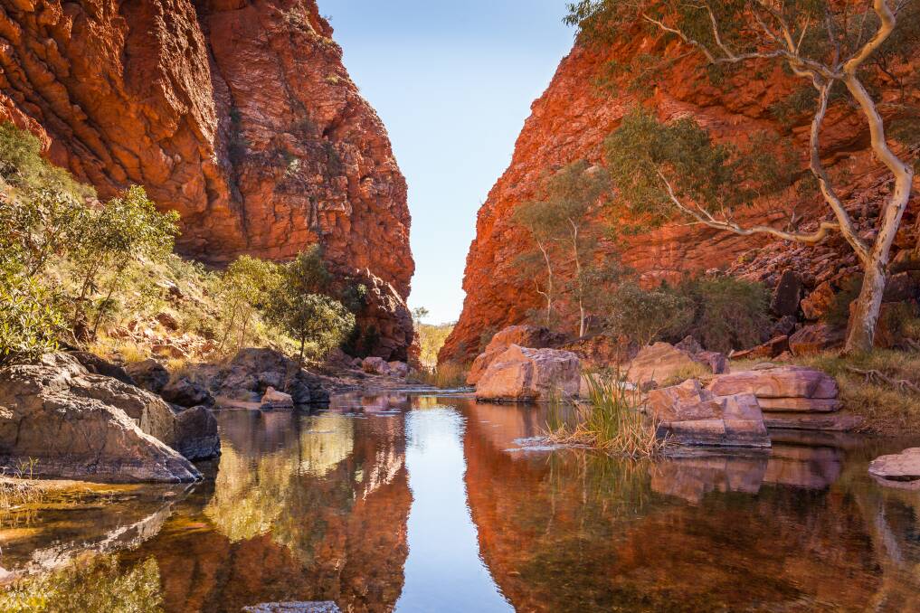 Just out of Alice Springs, enjoy the magnificent Simpsons Gap. Pictures Shutterstock