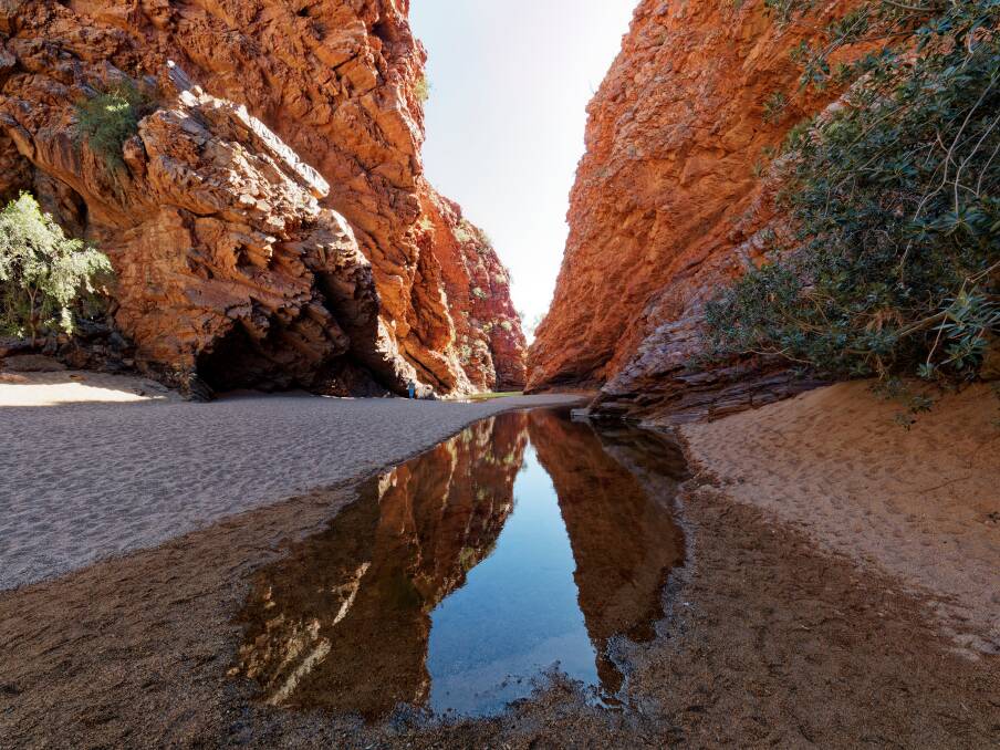 Simpson's Gap waterhole near Alice Springs. Picture Shutterstock