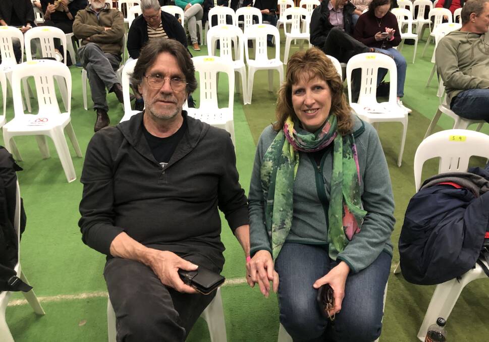 It was Melbourne's Michael Crask and Barbara Minto's 15th Port Fairy Folk Festival and they already have their tickets to next year locked in. Picture: Kyra Gillespie