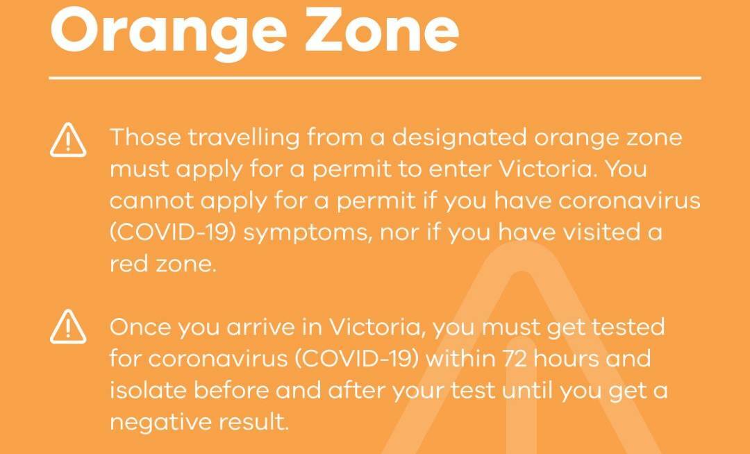 Travel to Victoria will require a permit from 6pm tonight
