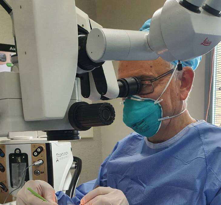 Portland ophthalmologist Dr Robert Harvey has quit, leaving thousands on patients in limbo. Picture: Supplied