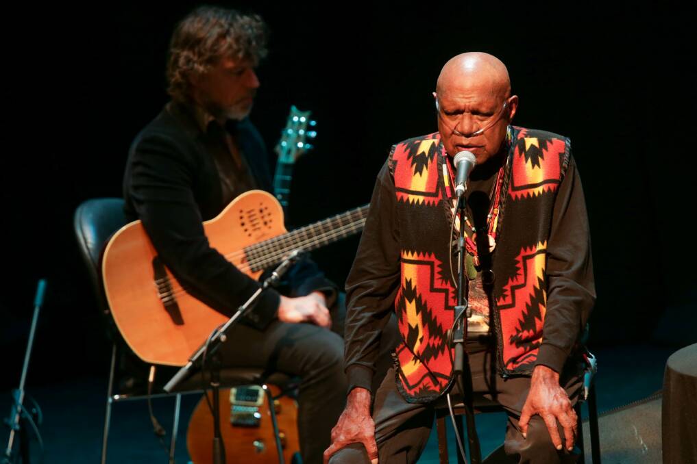 Archie Roach performs at the Lighthouse Theatre, Warrnambool. Picture: Chris Doheny