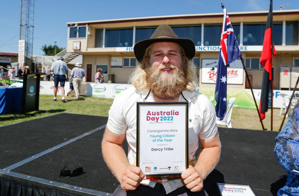 Young citizen of the year: Darcy Tribe is Port Campbell Surf Life Saving Club Captain and has launched new initiatives to increase patrols and encourage female involvement and engage schools. 