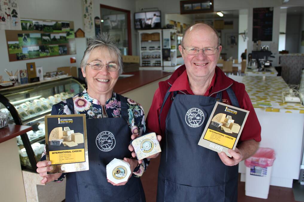 A Briez: Apostle Whey Cheese owners Julian and Dianne Benson win gold and silver at International Cheese and Dairy Awards. 