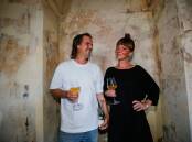 New culinary experience: PAN Dining directors Peter Koren and Naomy Paddon pictured at the old Royal Hotel in Warrnambool where they have staged their first pop-up dining experience. Picture: Anthony Brady 