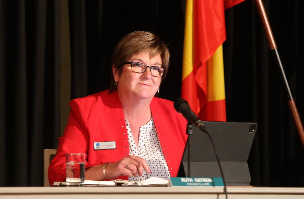 Cr Ruth Gstrein was re-elected mayor of Corangamite Shire for 2022. Picture: Mark Witte
